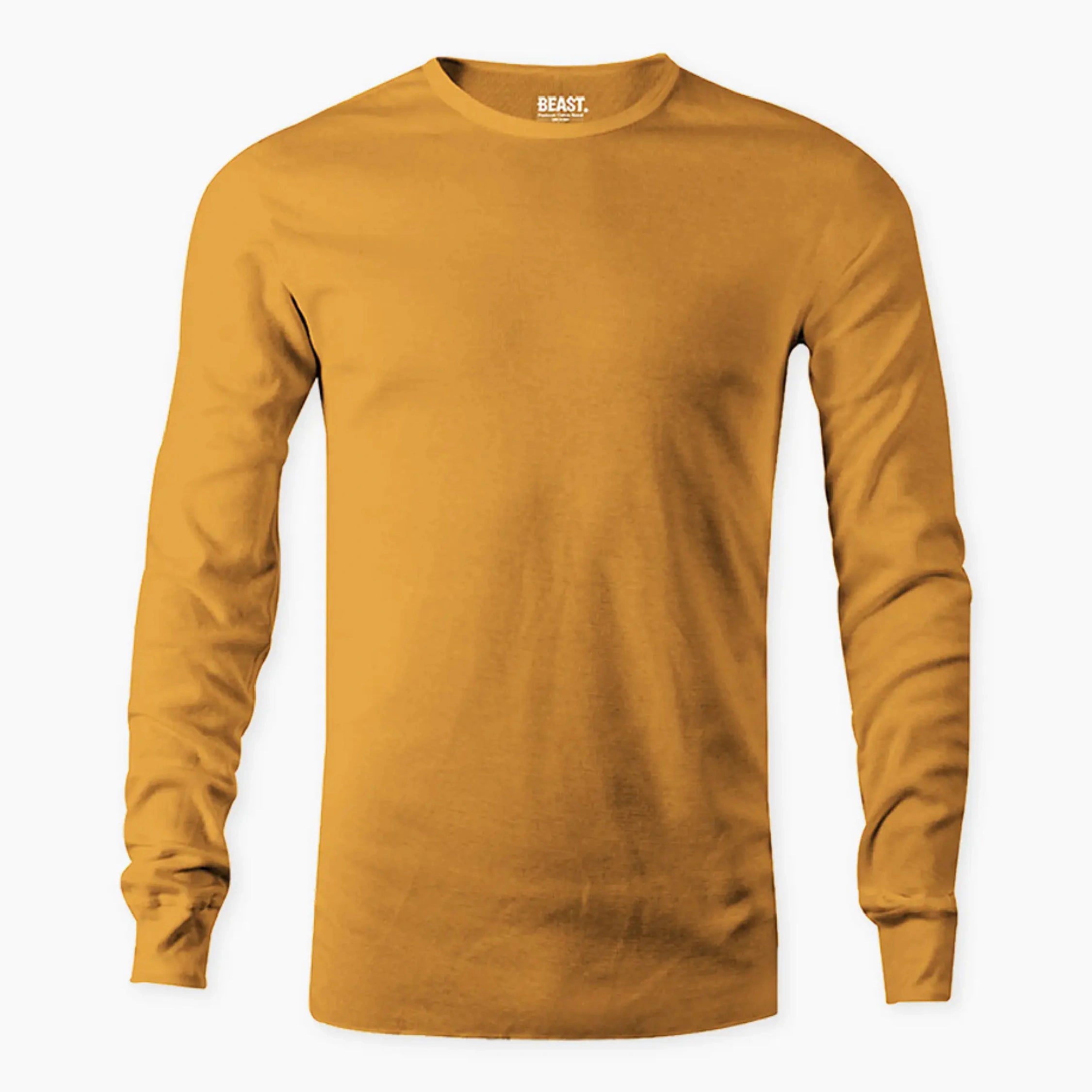 Mustard long hot sleeve