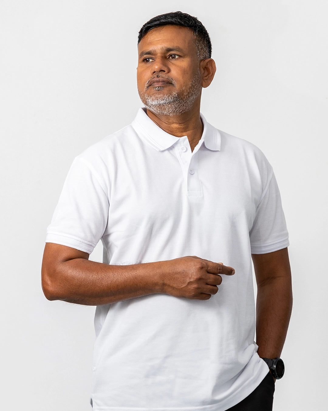 BEAST White Polo T-shirt