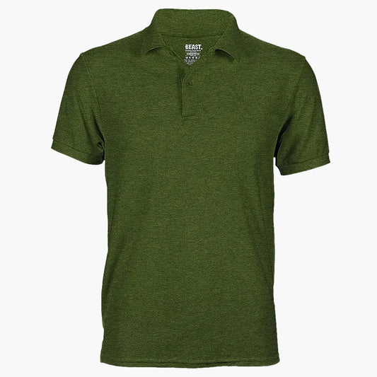 BEAST Amazon Green Polo T-shirt - TWOBERRY