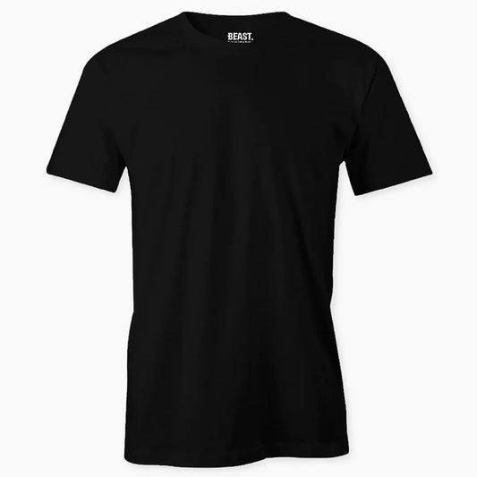 BEAST Black Short Sleeve T-shirt - TWOBERRY