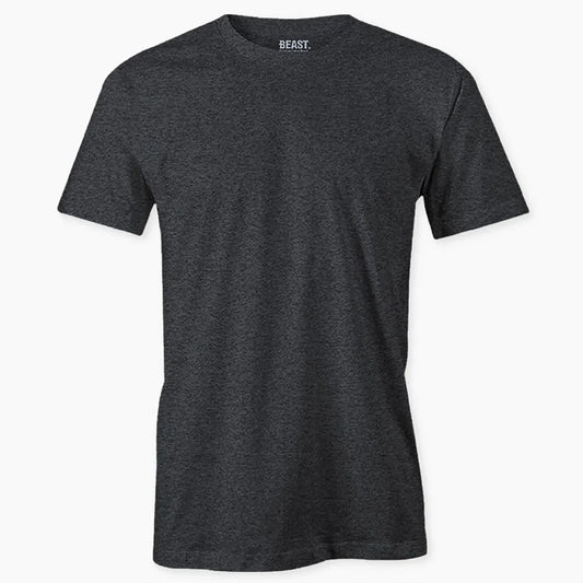 BEAST Charcoal Grey Short Sleeve T-shirt - TWOBERRY