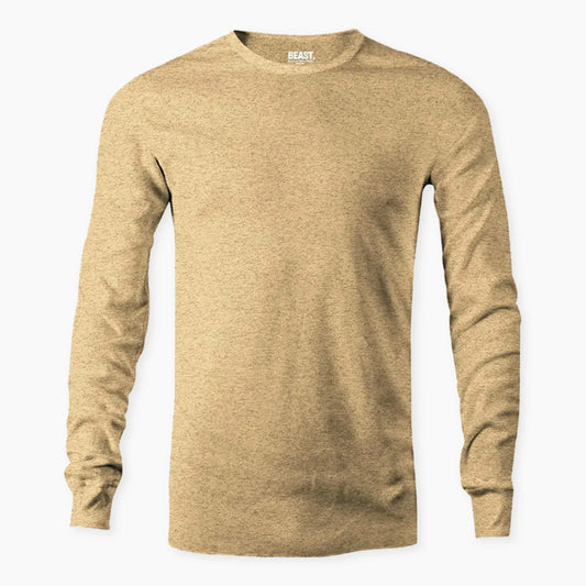 BEAST Desert Tan Long Sleeve T-shirt - TWOBERRY