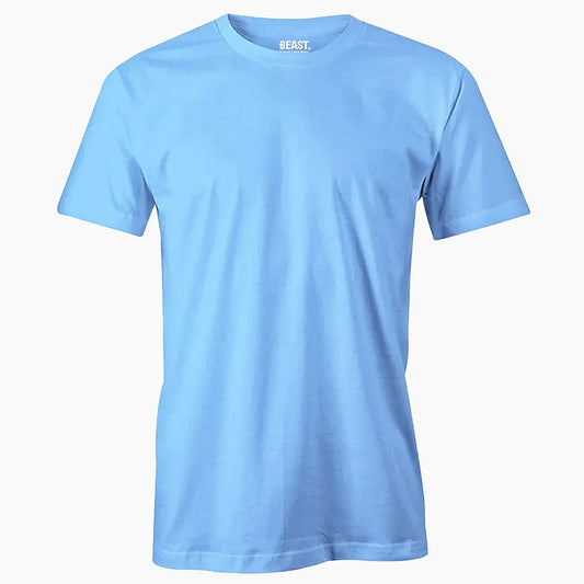 BEAST Ice Blue Short Sleeve T-shirt - TWOBERRY