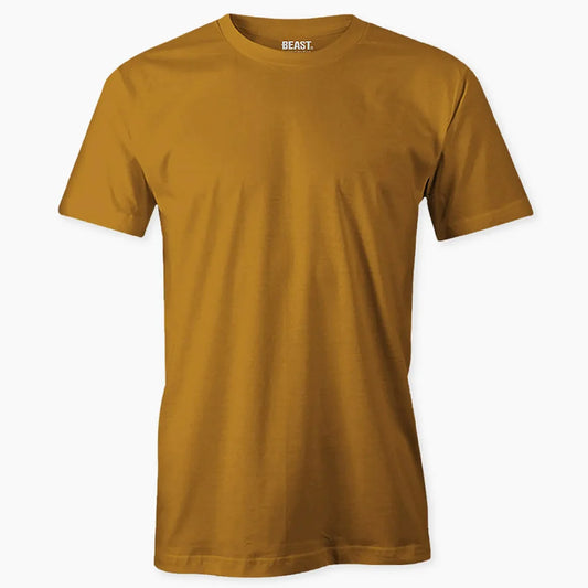 BEAST Mustard Short Sleeve T-shirt - TWOBERRY