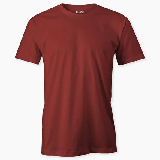 BEAST Rust Brown Short Sleeve T-shirt - TWOBERRY