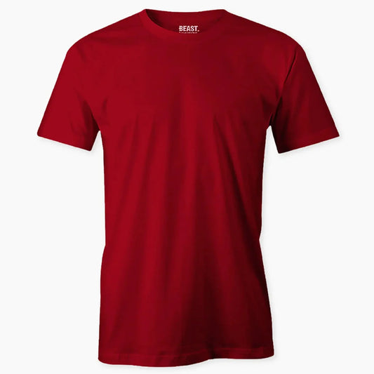 BEAST Scarlet Red Short Sleeve T-shirt - TWOBERRY