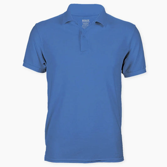 BEAST Sky Blue Polo T-shirt - TWOBERRY