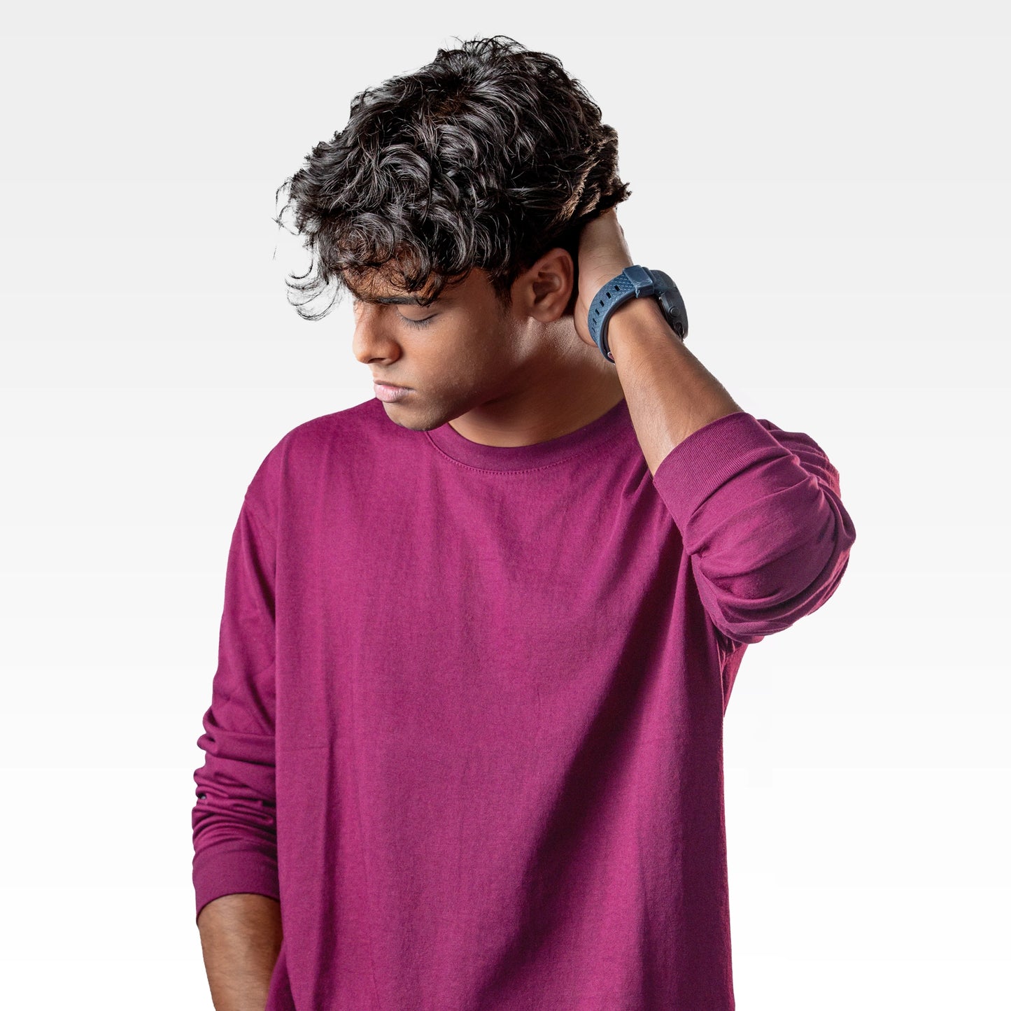 BEAST Raspberry Red Long Sleeve T-shirt - TWOBERRY