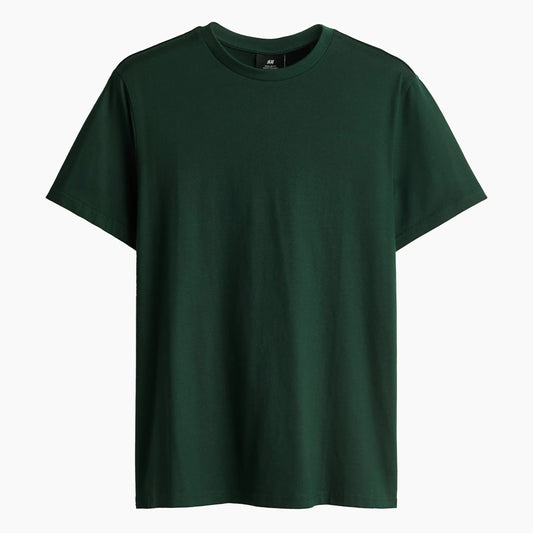 H&M Dark Green T-shirt - TWOBERRY