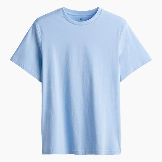 H&M Light Blue T-shirt - TWOBERRY