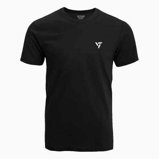 OXYGEN SPORTS Black T-shirt