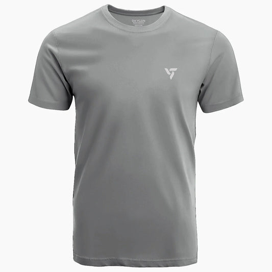 OXYGEN SPORTS Cloud Grey T-shirt - TWOBERRY