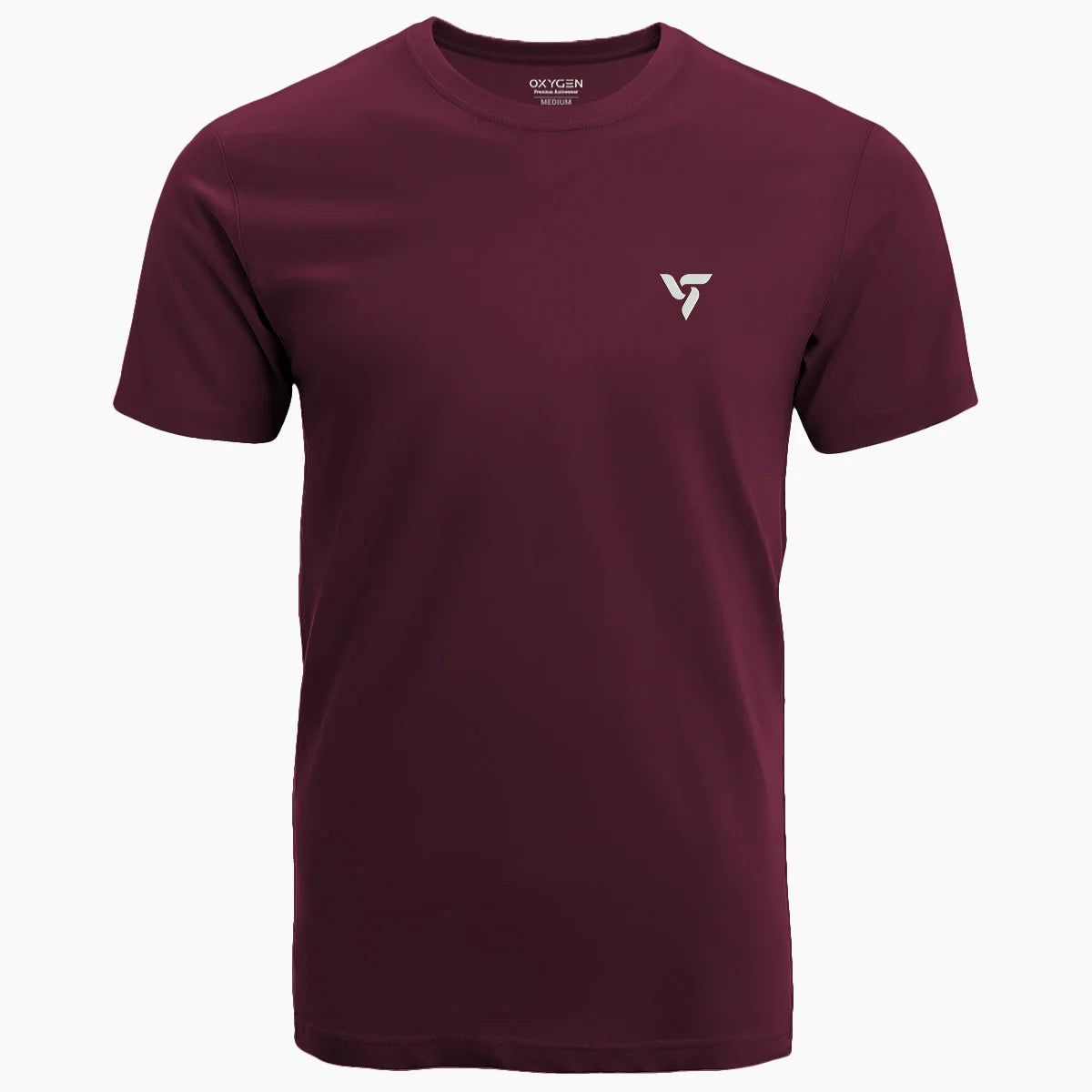 oxygen-sports-maroon-t-shirt