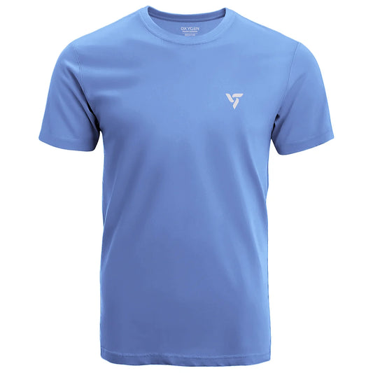 OXYGEN SPORTS Sky Blue T-shirt - TWOBERRY